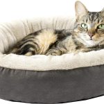 Love's cabin Round Donut Cat and Dog Cushion Bed