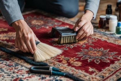 how do professionals clean oriental rugs