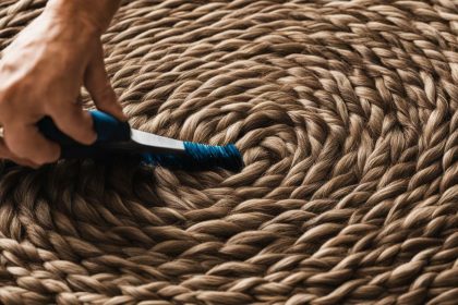how to clean braided rugs