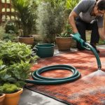 how to clean outdoor rugs