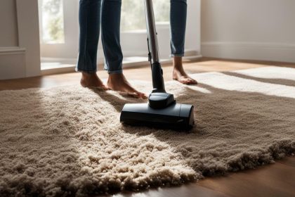 how to clean rugs at home