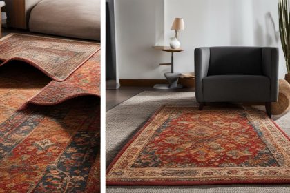 how to get rugs to lay flat
