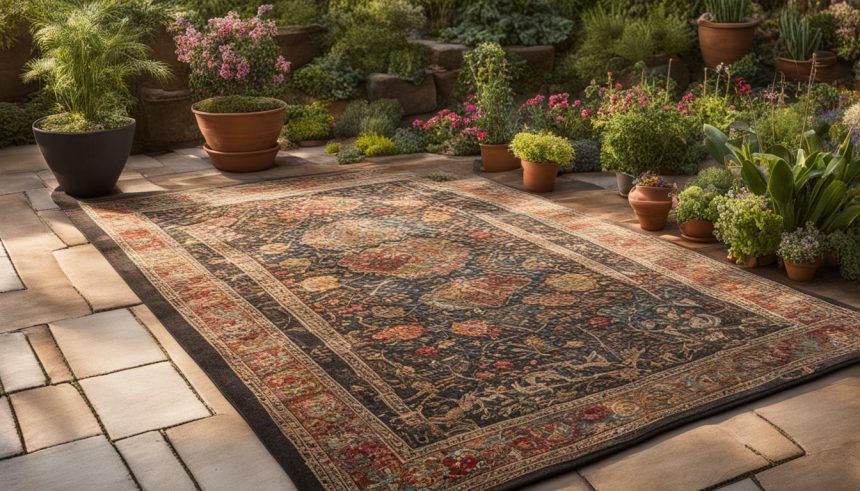 how to keep outdoor rugs from blowing away