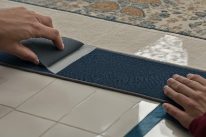 how to keep rugs from sliding on tile floors