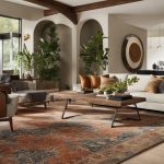 how to mix rugs in open floor plan