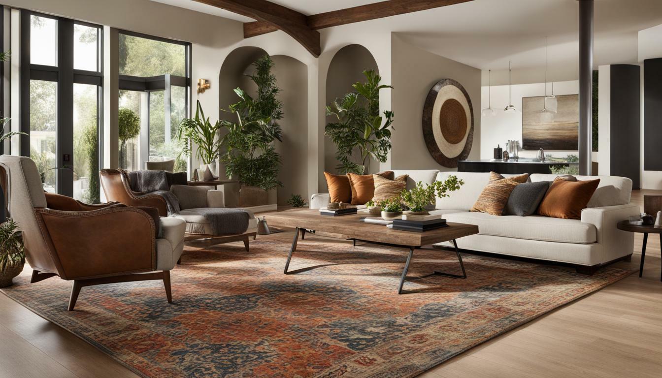 How To Mix Rugs In Open Floor Plan