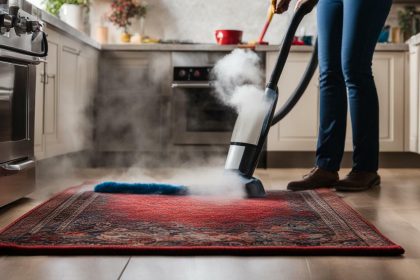 how to steam clean rugs