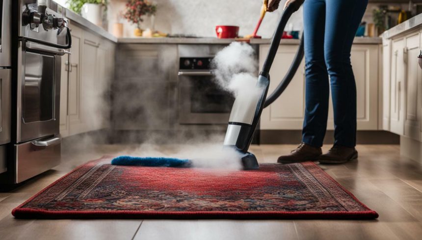 how to steam clean rugs