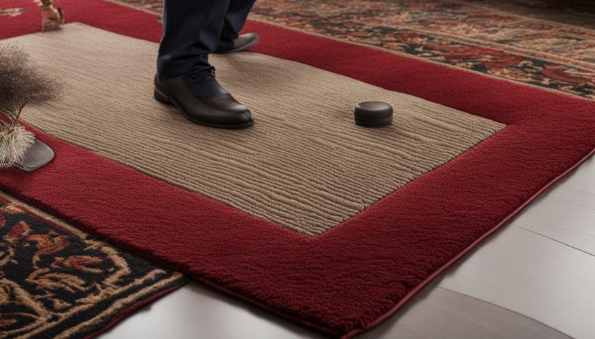 how to stop rugs moving on carpet