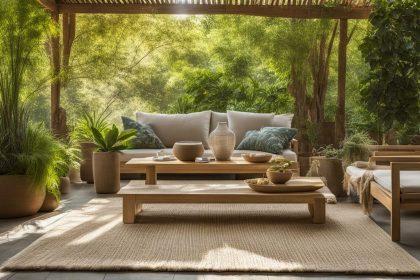 what are outdoor rugs made of