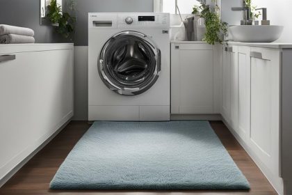 what setting to wash bathroom rugs