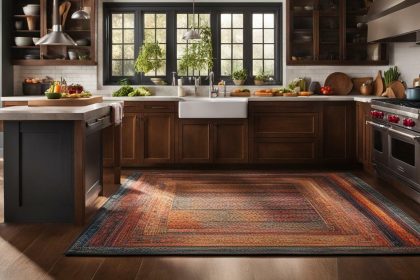 where to put kitchen rugs