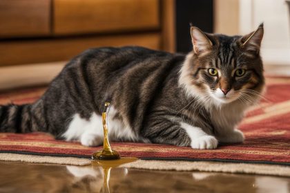 why do cats pee on rugs