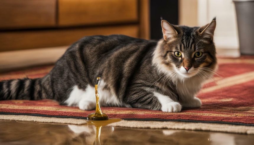 why do cats pee on rugs